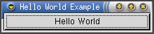 Hello World with gnocl