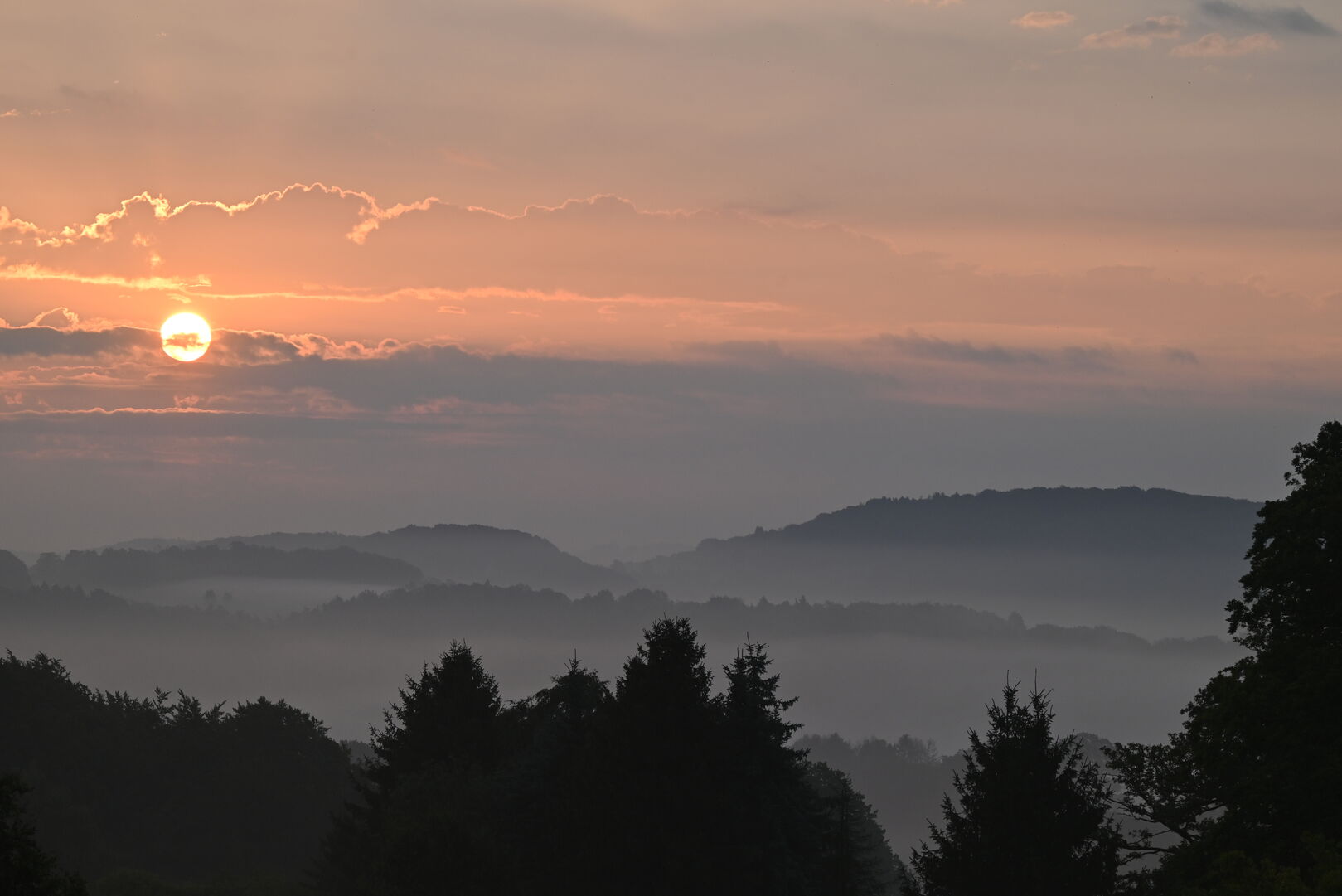 Bergisches Land im Morgennebel